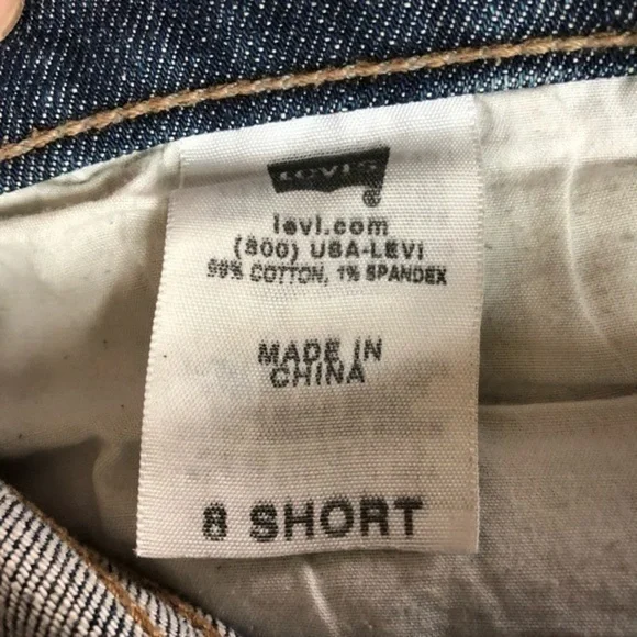 Levi's 512 Bootcut Denim Jeans Size W8 X L28.5 - Picture 8 of 9